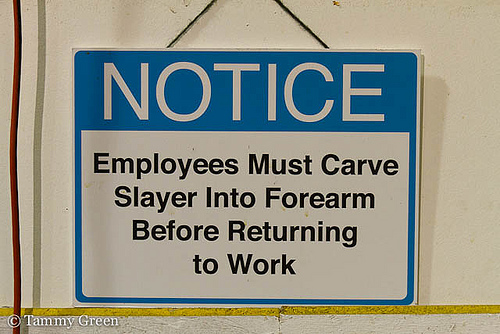 Slayer Notice