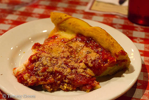 A slice from Gino\'s East