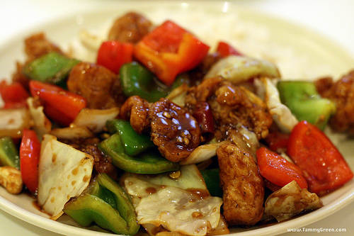 Vegan interpretation of a Chinese classic dish.