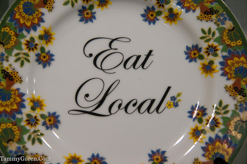 Eat Local Eat local plate