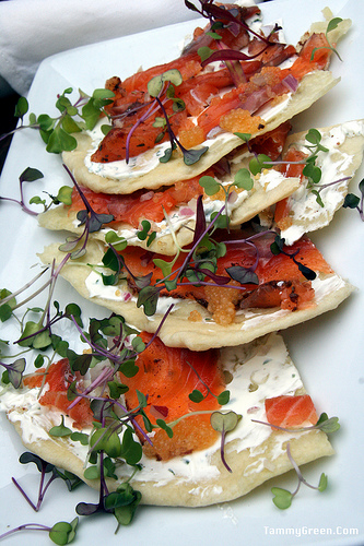 Volo | House Cured Salmon Flatbread Volo | House Cured Salmon Flatbread