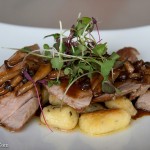 Lokal | Seared pork tenderloin Seared pork tenderloin, thyme gnocchi, hon schemidji mushroom ju