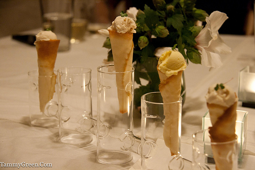 Ice Cream Cone Foie gras ice cream cones