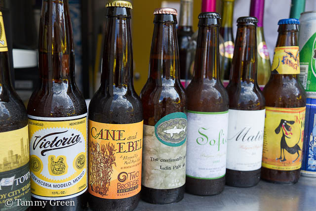 Selection of Beers Selection of Beers at the Landshark Beer Garden