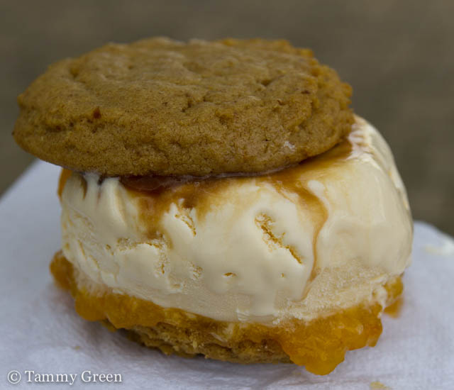 Peach Ice Cream Sandwich Peach Ice Cream Sandwich